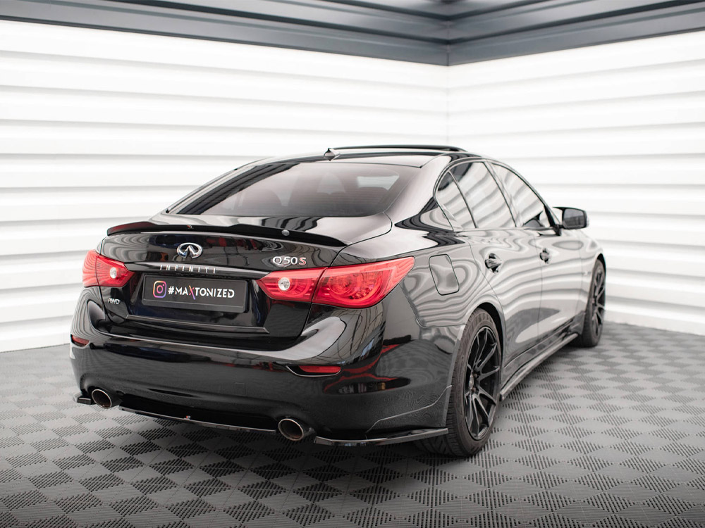 Central Rear Splitter Infiniti Q50 S Mk1 - 2 