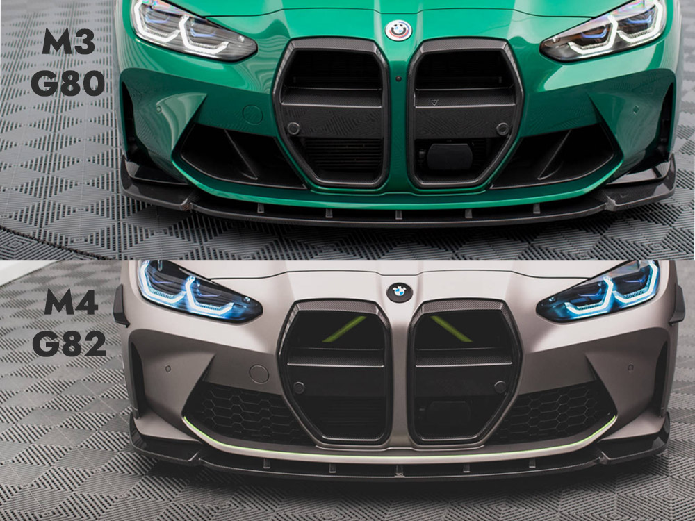 Carbon Fiber Front Splitter V.1 BMW M4 G82 / M3 G80 - 2 