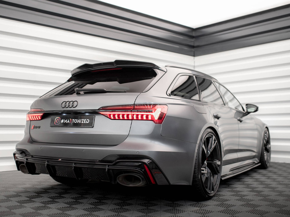 Carbon Fiber Tailgate Spoiler Audi RS6 C8 - 2 