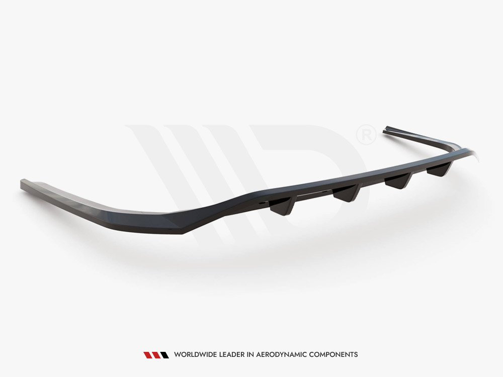 Central Rear Splitter (Vertical Bars) Lexus ES F Sport Mk7 - 6 