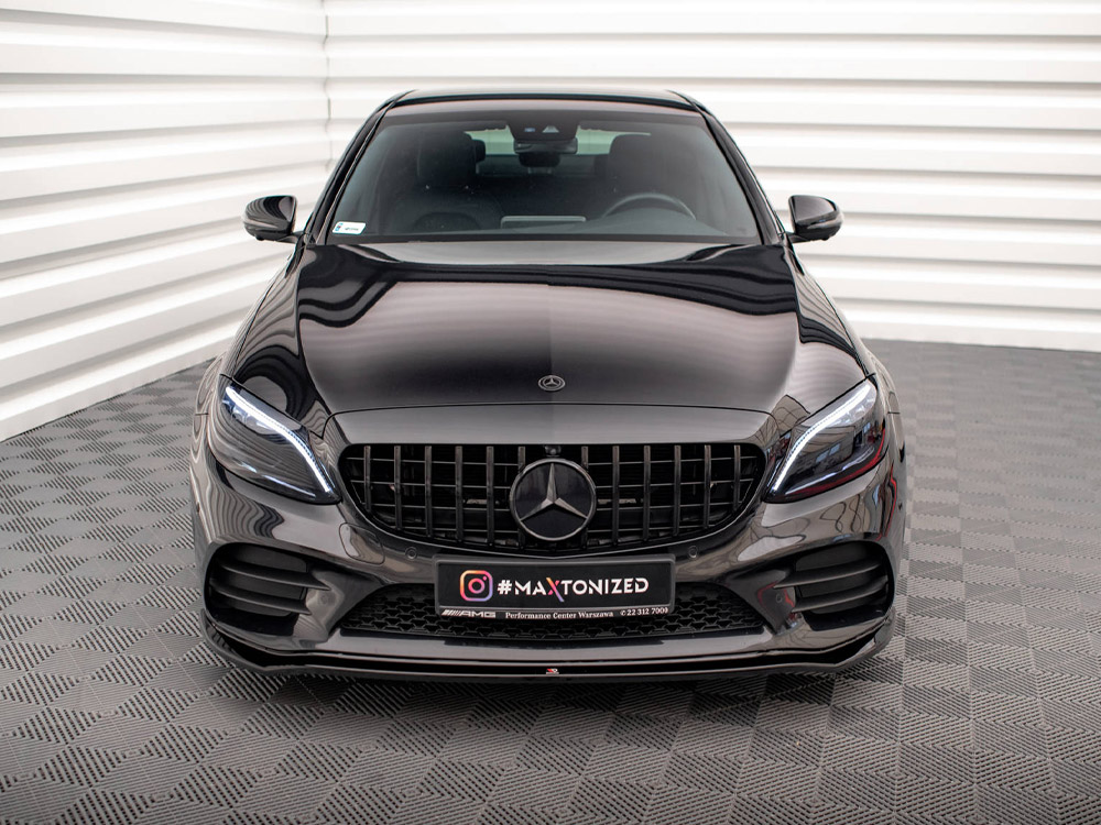 Front Splitter V.1 Mercedes-Benz C AMG Line Sedan / Coupe W205 / C205 Facelift - 3 