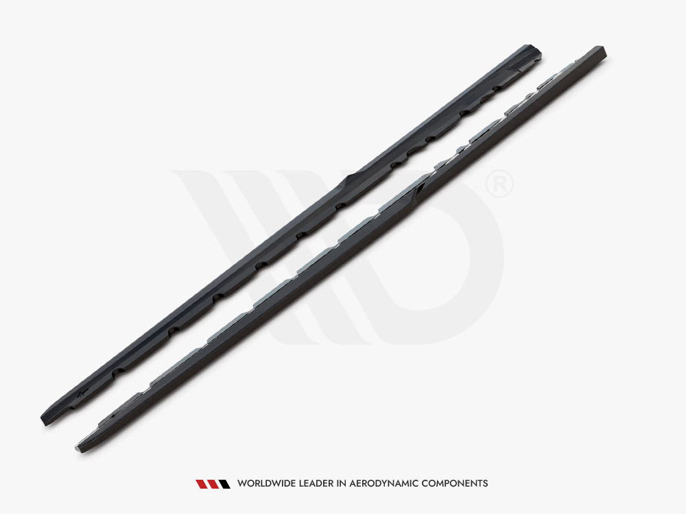 Side Skirts Diffusers V.2 Audi R8 Mk2 Facelift - Carbon Look - 6 