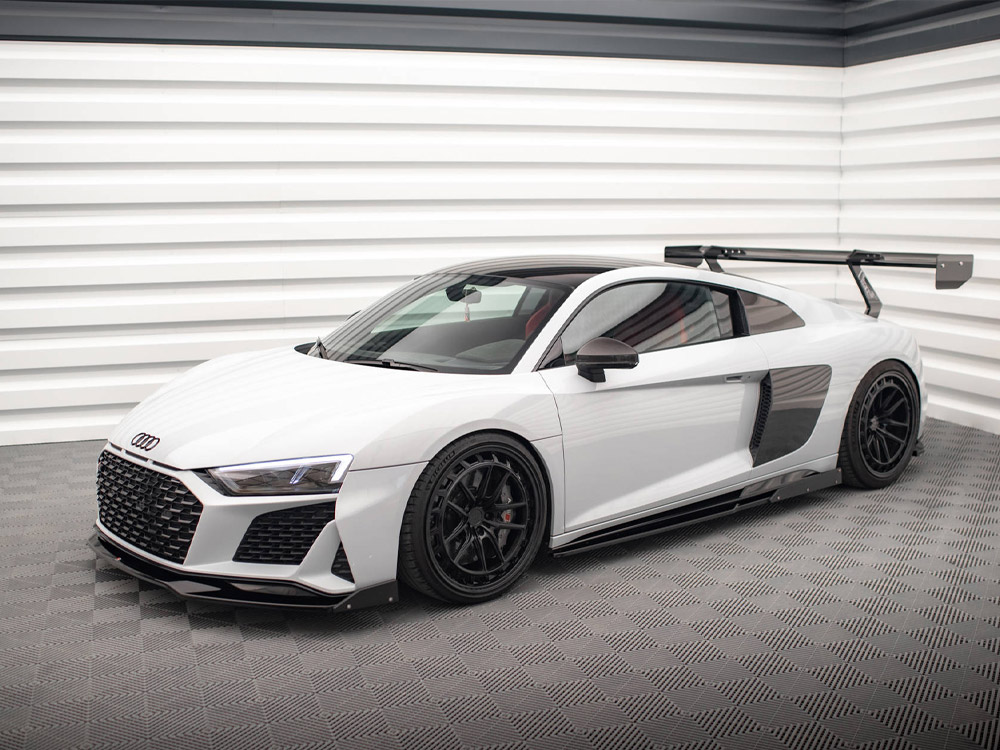 Side Skirts Diffusers V.2 + Flaps Audi R8 Mk2 Facelift - 2 