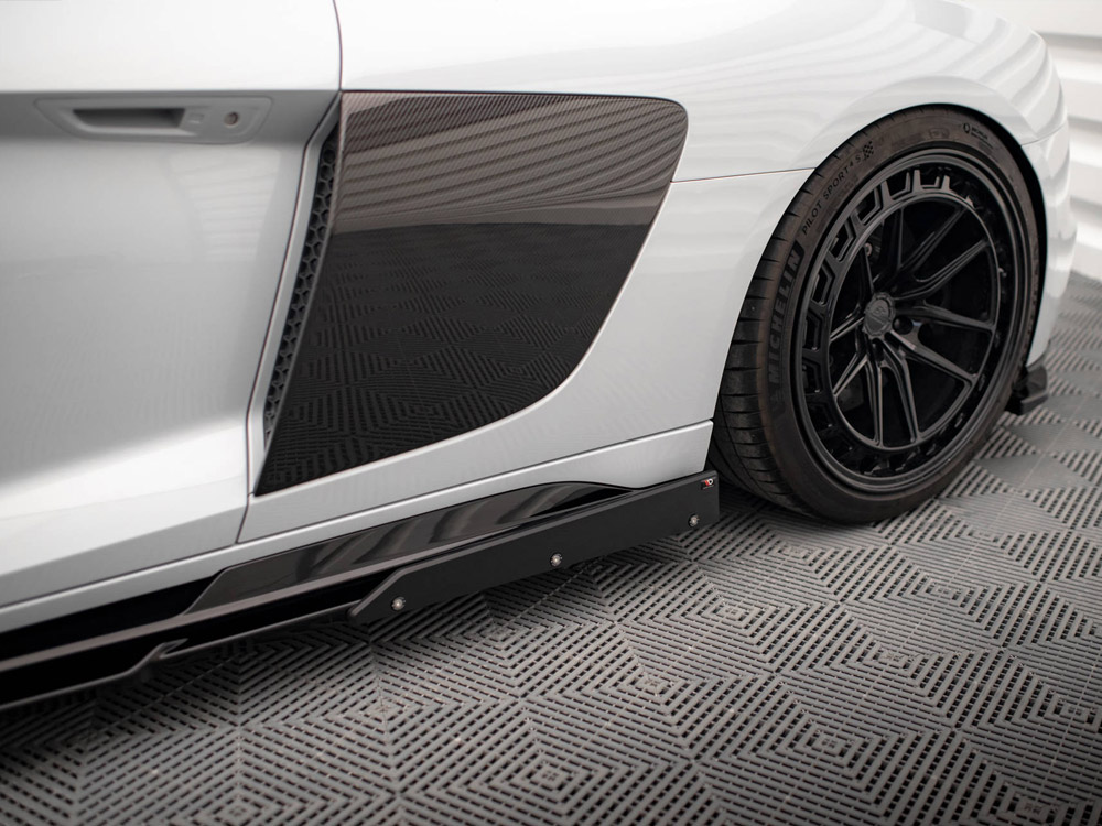 Side Skirts Diffusers V.2 + Flaps Audi R8 Mk2 Facelift - 5 