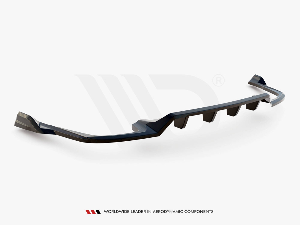 Rear Splitter (Vertical Bars) Volvo XC60 R-Design Mk2 Facelift - 6 