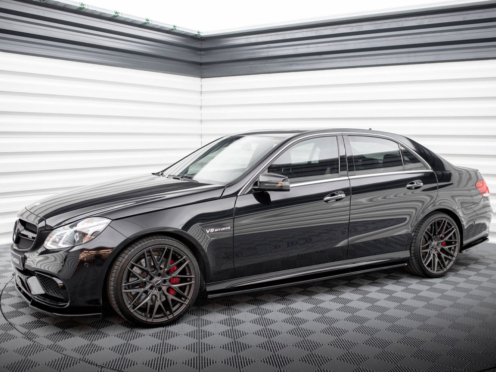 Side Skirts Diffusers Mercedes E63 AMG / AMG-Line Sedan W212 Facelift - 2 