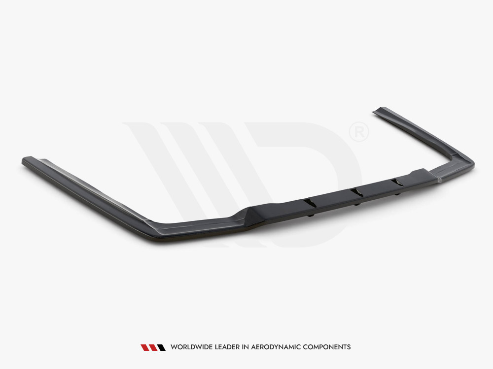 Central Rear Splitter (Vertical Bars) Mercedes E63 AMG Sedan W212 Facelift - 7 