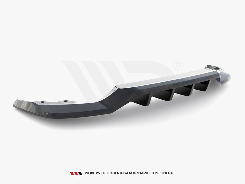 Central Rear Splitter (Vertical Bars) Skoda Karoq Sportline Mk1 Facelift - 6 