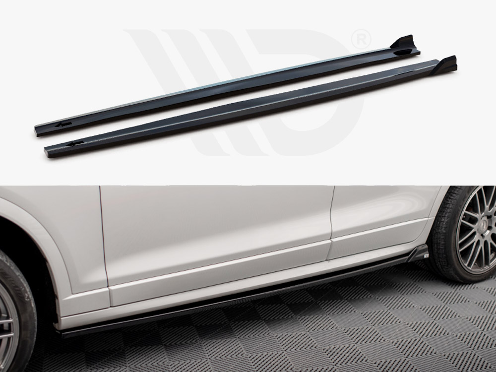 Side Skirts Diffusers BMW X3 M-Pack F25 - 1 