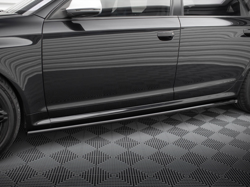 Side Skirts Diffusers V.2 Audi RS6 Avant C6 - 3 