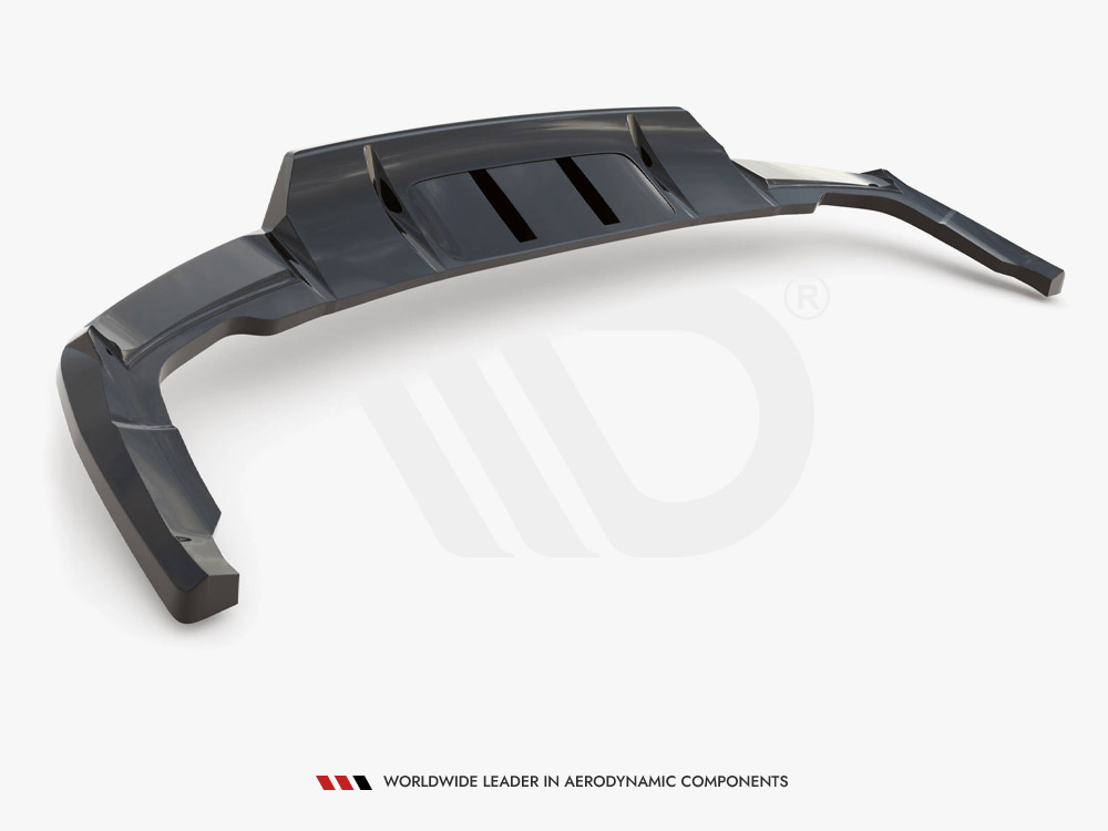 Central Rear Splitter (Vertical Bars) Audi Q5 S-Line SUV Mk2 Facelift - 9 