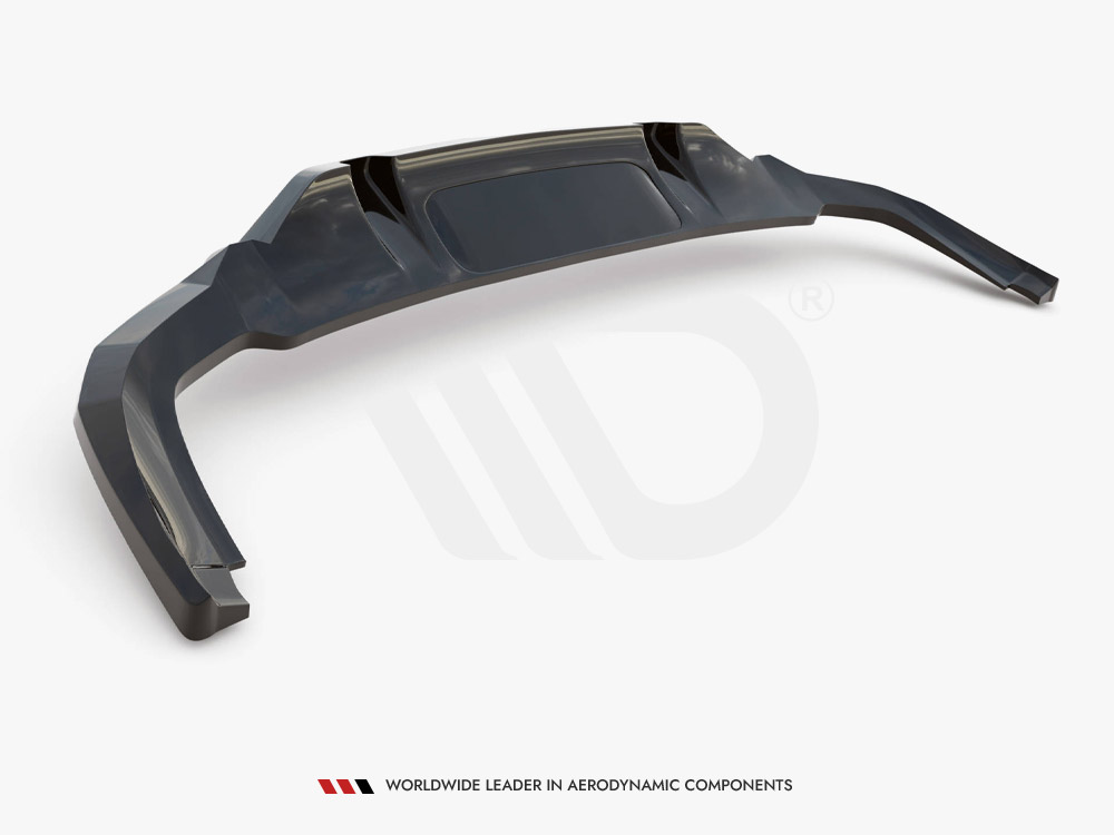 Central Rear Splitter (Vertical Bars) Audi SQ5 Sportback Mk2 Facelift - 7 