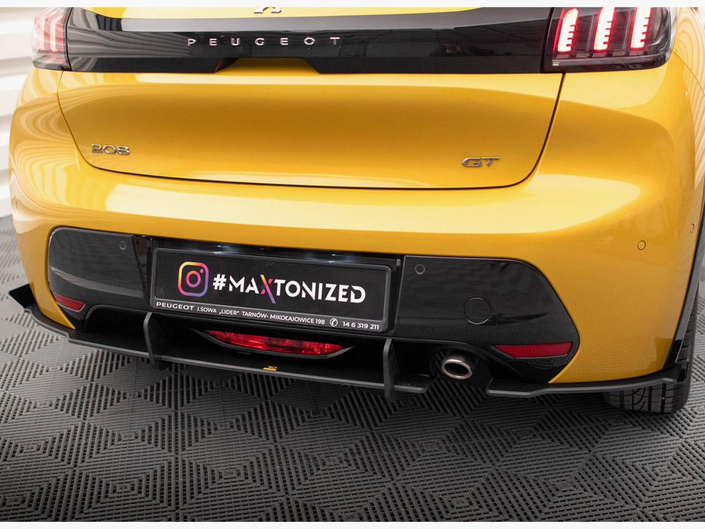 Street PRO Rear Valance + Flaps Peugeot 208 GT Mk2 - 3 