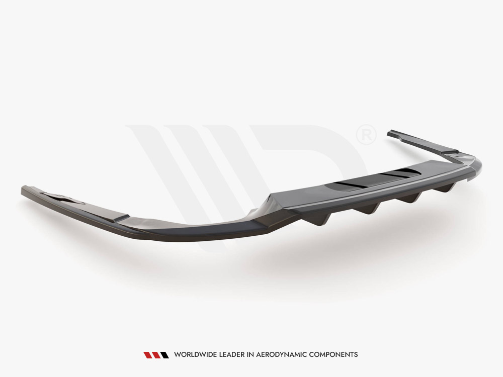 Central Rear Splitter (Vertical Bars) Skoda Octavia Sportline Mk4 - 7 