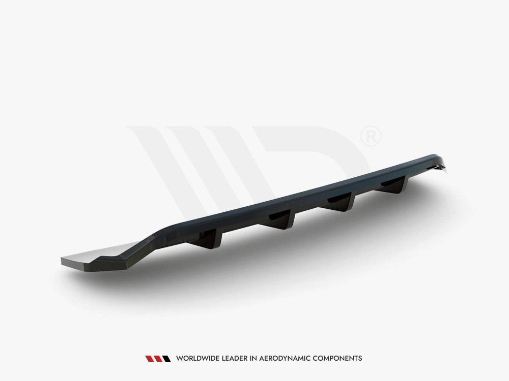 Central Rear Splitter (Vertical Bars) Audi A4 Competition B9 - 5 