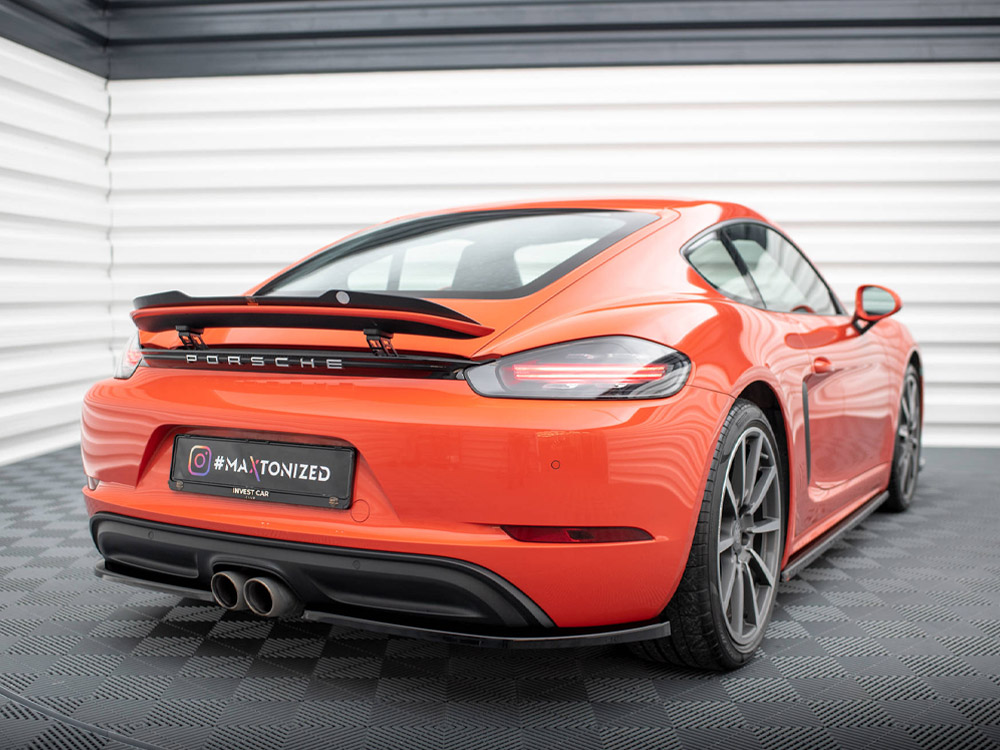 Rear Side Splitters Porsche 718 Cayman 982c - 2 