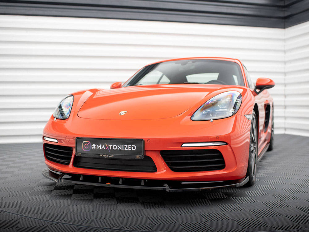 Front Splitter V.1 Porsche 718 Cayman 982c - 2 