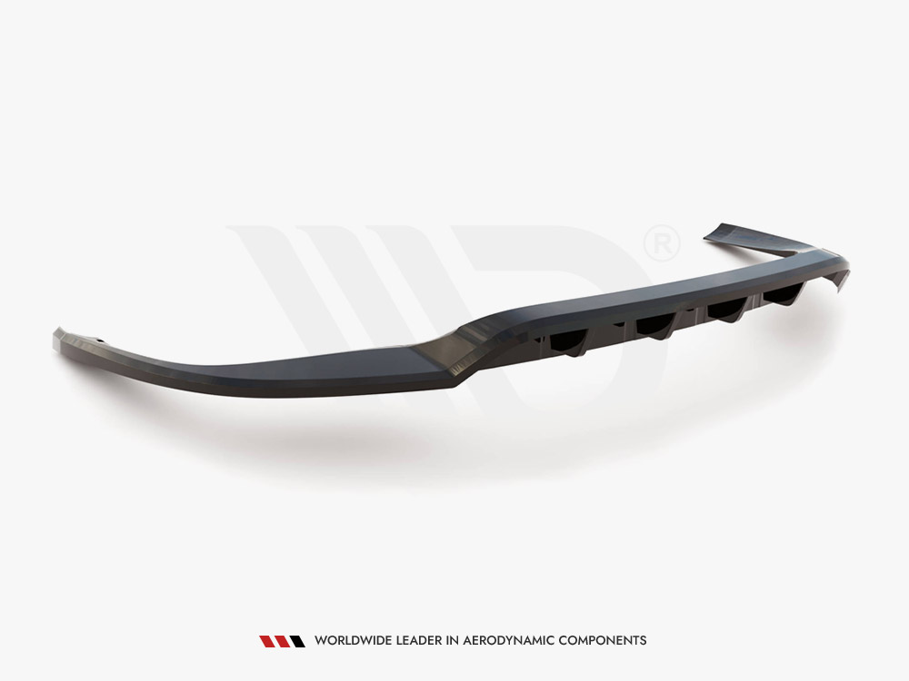 Central Rear Splitter (Vertical Bars) Porsche Panamera E-Hybrid 971 Facelift - 6 