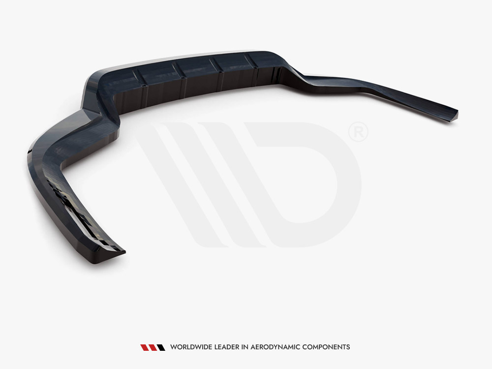 Central Rear Splitter (Vertical Bars) Porsche Panamera E-Hybrid 971 Facelift - 7 