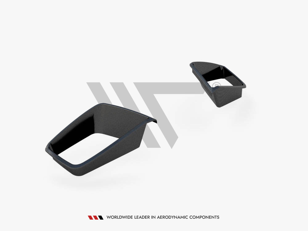 Carbon Fiber Front Bumper Side Vents BMW 1 F40 M-Pack / M135i - 9 