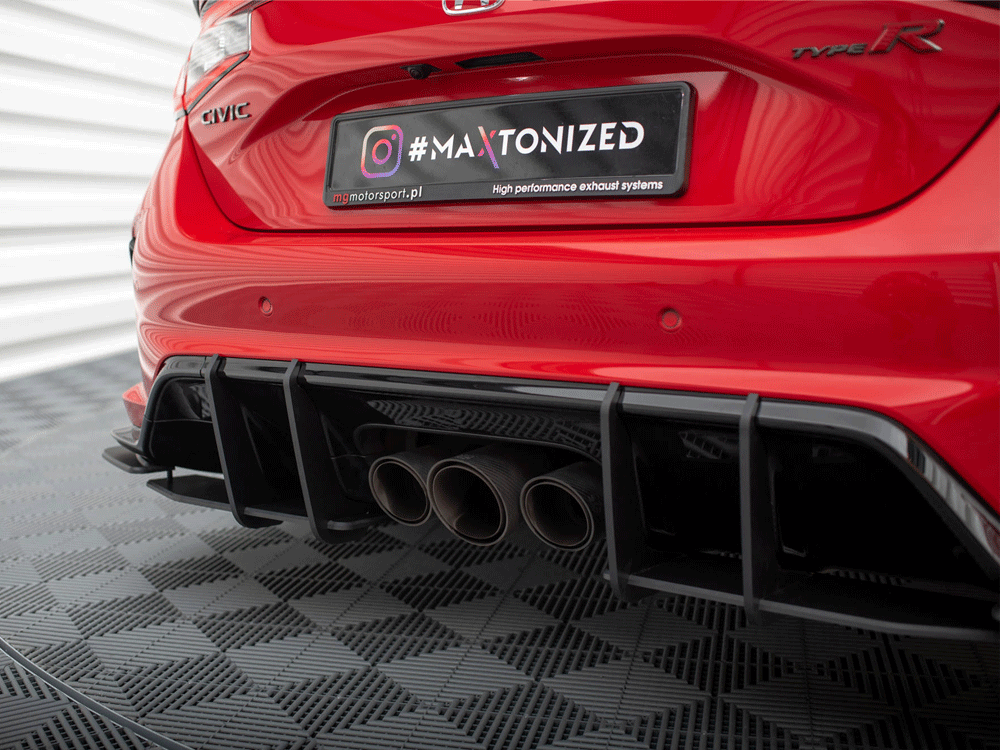 Street PRO Rear Diffuser + Flaps Honda Civic Type-R Mk 11 - 4 