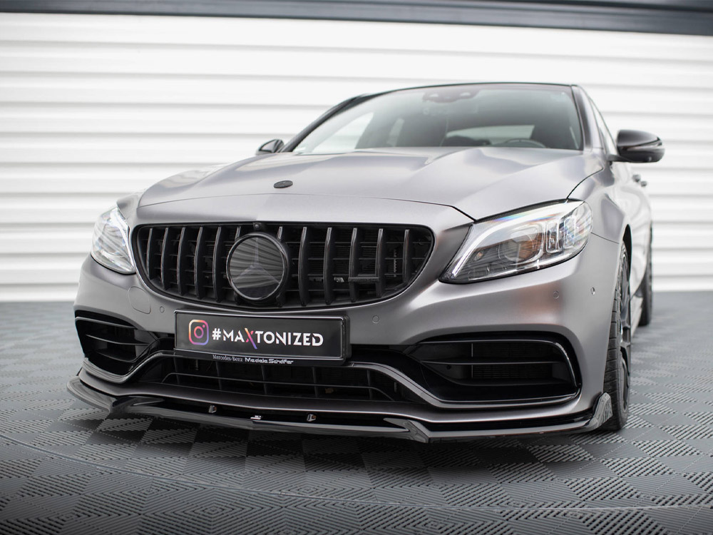 Front Splitter V.2 Mercedes-AMG C63 Sedan / Estate W205 Facelift - 2 