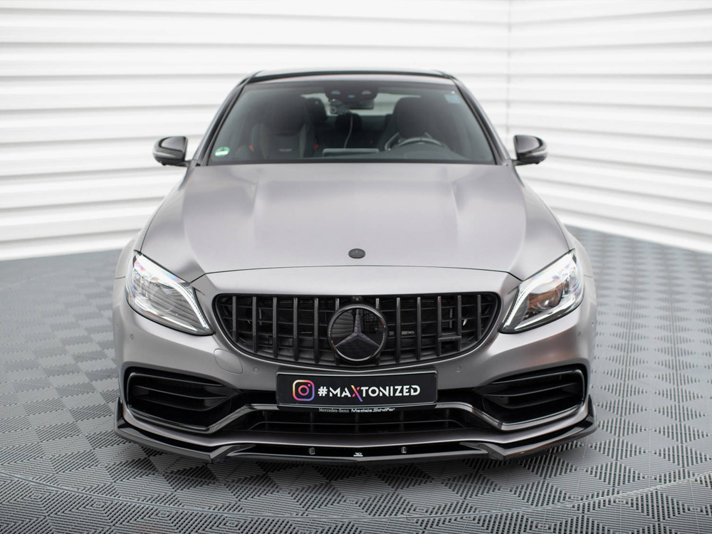 Front Splitter V.2 Mercedes-AMG C63 Sedan / Estate W205 Facelift - 3 