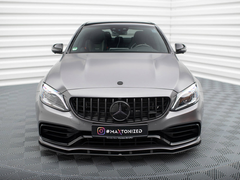 Street PRO Front Splitter Mercedes-AMG C63 Sedan / Estate W205 Facelift - 3 