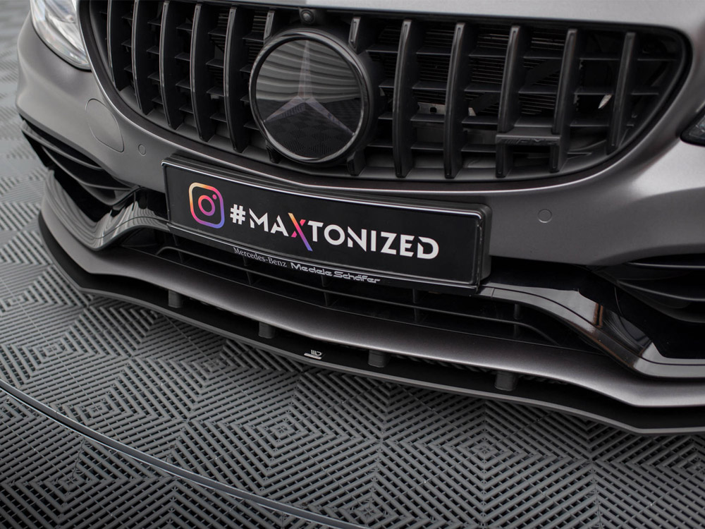 Street PRO Front Splitter Mercedes-AMG C63 Sedan / Estate W205 Facelift - 4 