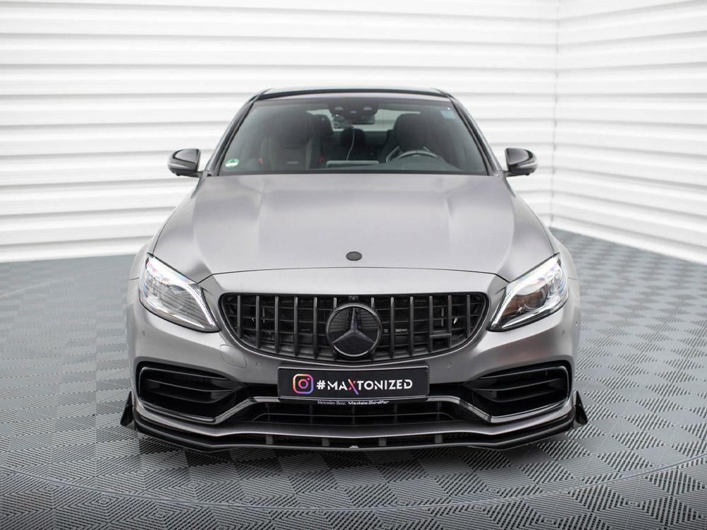 Street PRO Front Splitter + Flaps Mercedes-AMG C63 Sedan / Estate W205 Facelift - 3 