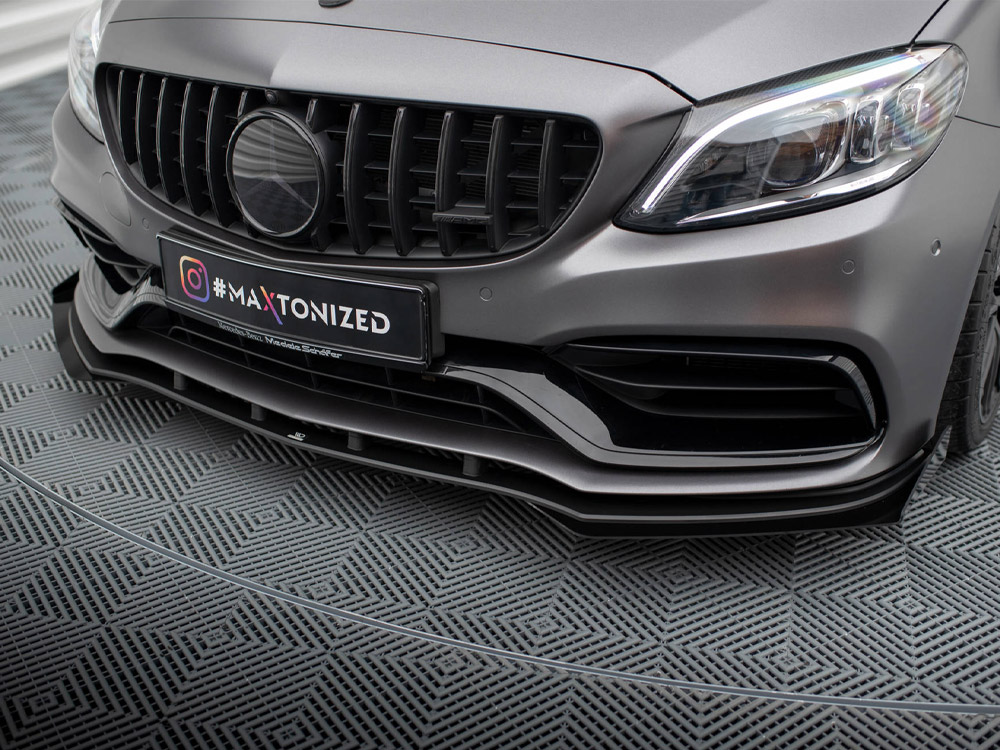 Street PRO Front Splitter + Flaps Mercedes-AMG C63 Sedan / Estate W205 Facelift - 4 