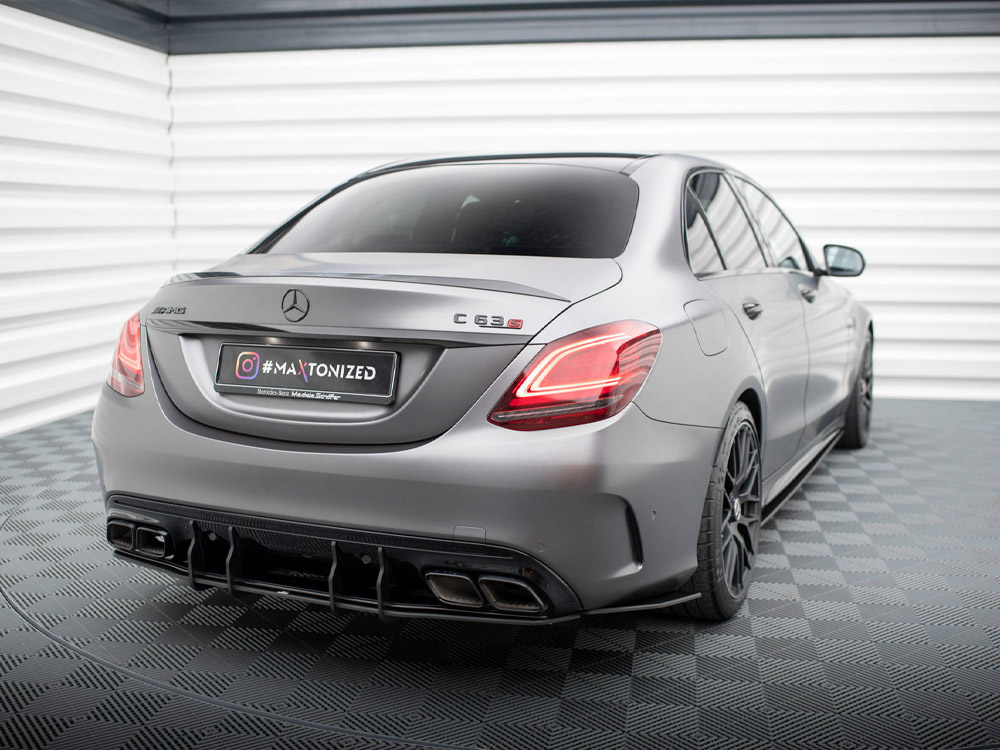 Street Pro Rear Side Splitters Mercedes-AMG C63 Sedan / Estate W205 Facelift - 2 