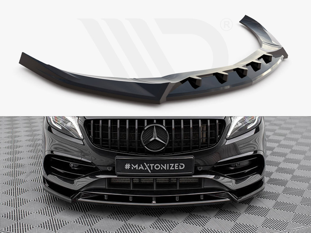 Front Splitter V.2 Mercedes-Benz A AMG-Line W176 Facelift - 1 