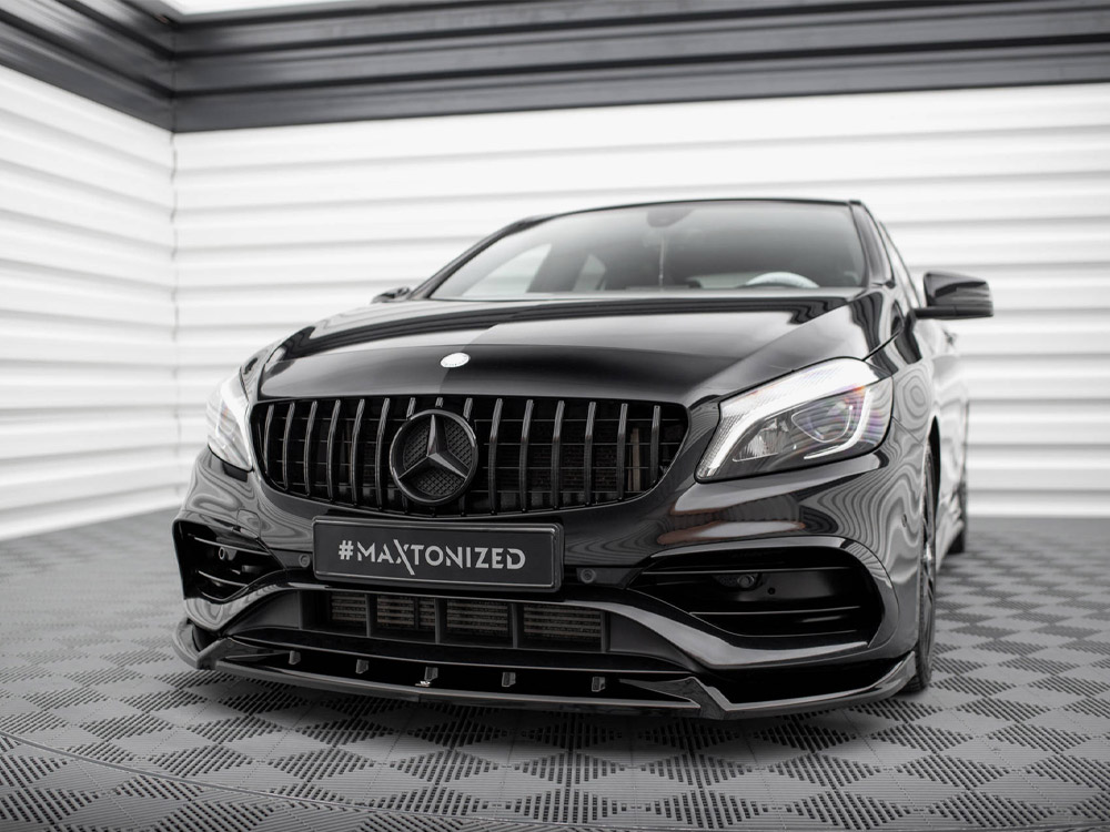 Front Splitter V.2 Mercedes-Benz A AMG-Line W176 Facelift - 2 