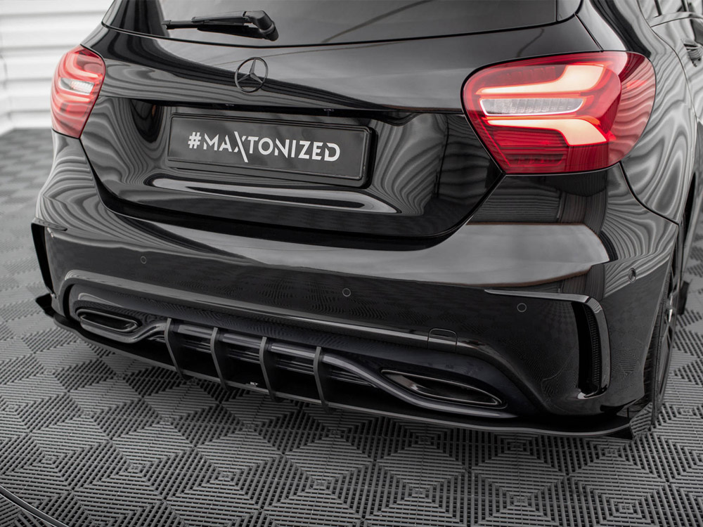 Street PRO Rear Diffuser + Flaps Mercedes-Benz A AMG-Line W176 Facelift - 3 