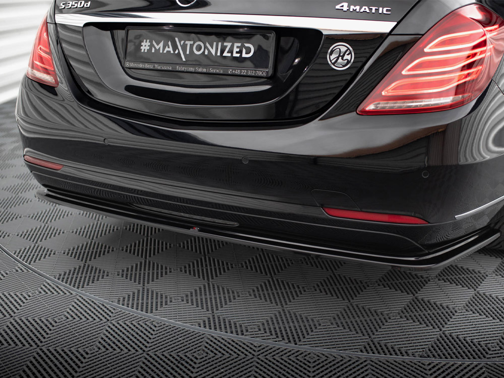 Central Rear Splitter V.2 Mercedes-Benz S W222 - 3 