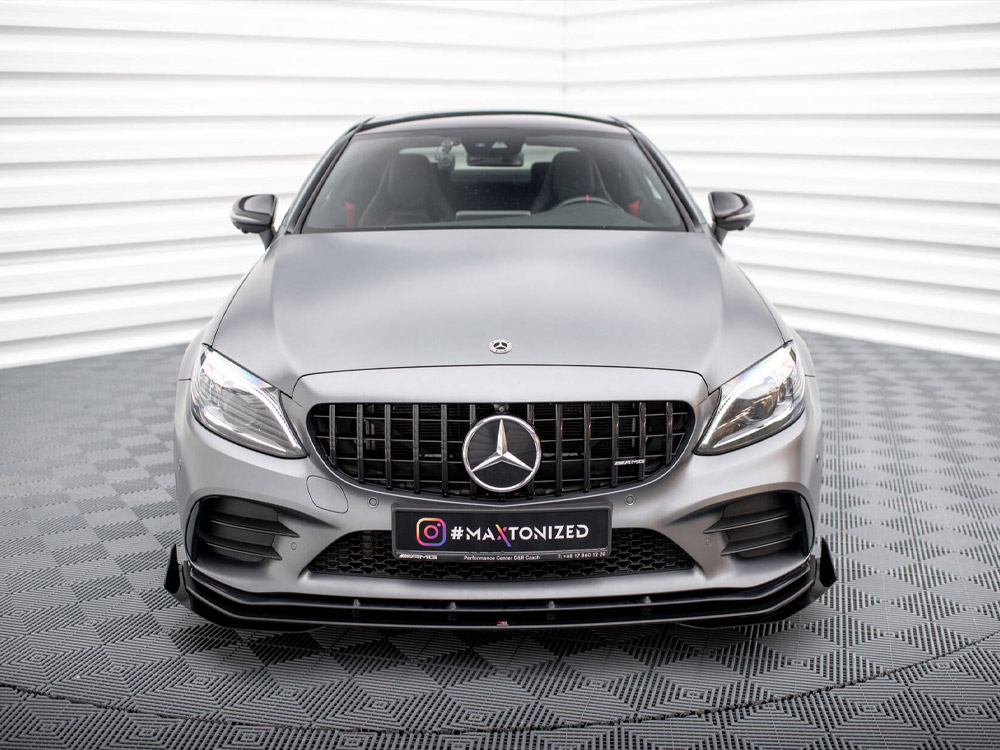 Street PRO Front Splitter + Flaps Mercedes-AMG C43 Coupe C205 Facelift - 3 