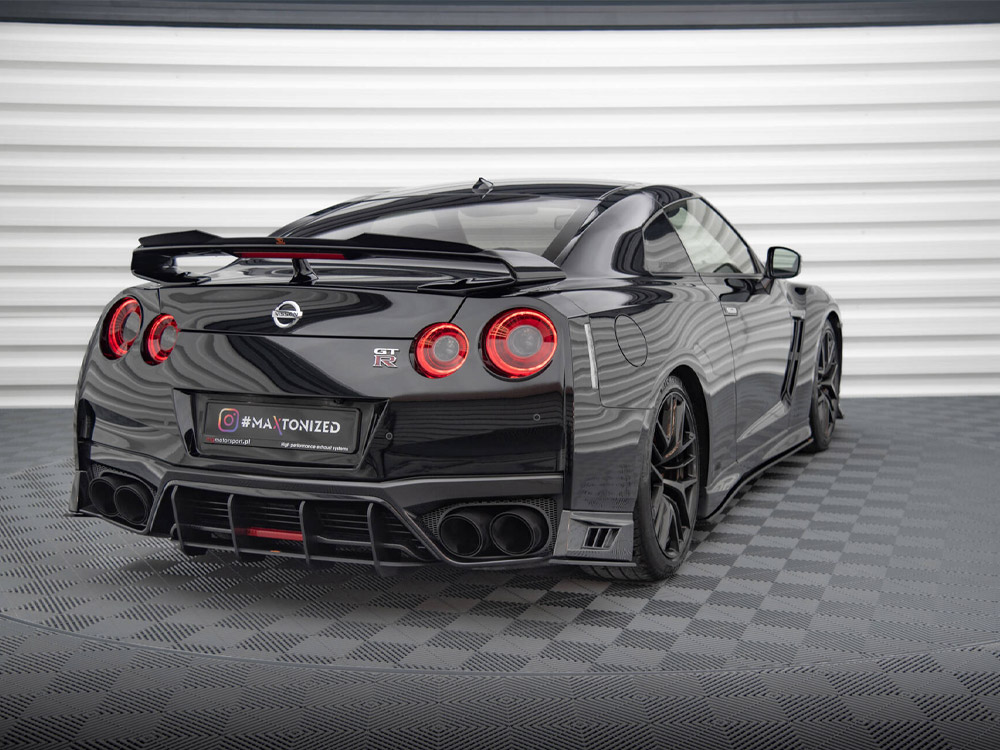 Street Pro Rear Side Splitters Nissan GTR R35 2nd Facelift - 2 