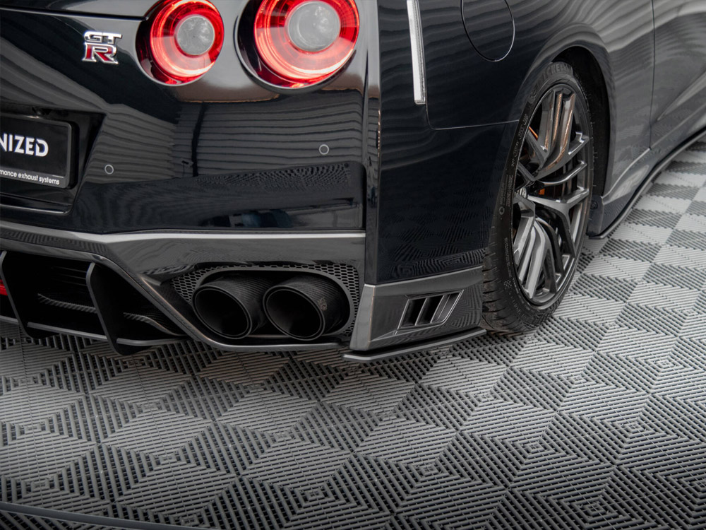 Street Pro Rear Side Splitters Nissan GTR R35 2nd Facelift - 3 