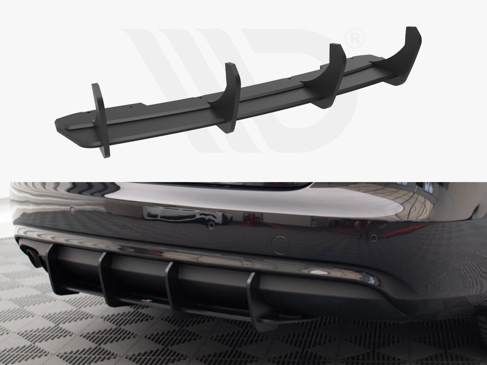 Street Pro Rear Diffuser Audi A4 B8 Facelift Maxton Design Uk