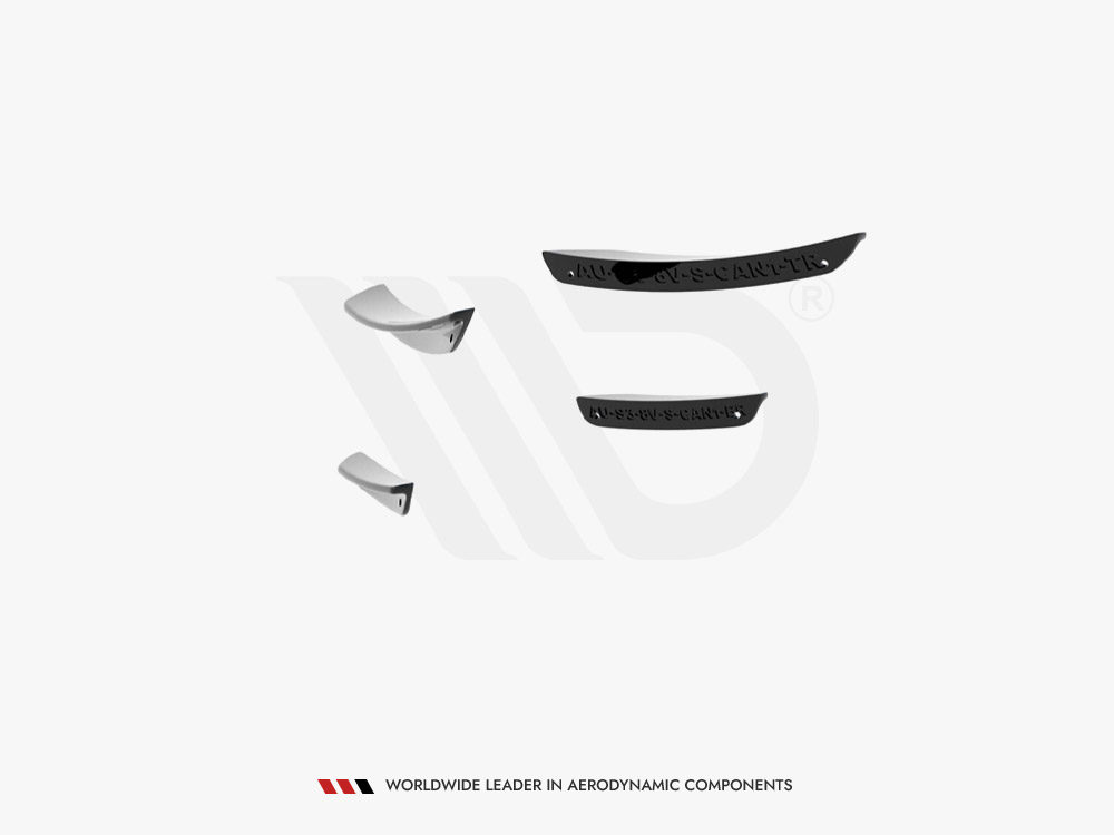 Front Bumper Wings (Canards) Audi S3 / A3 S-Line 8V Sedan / Cabrio - 10 