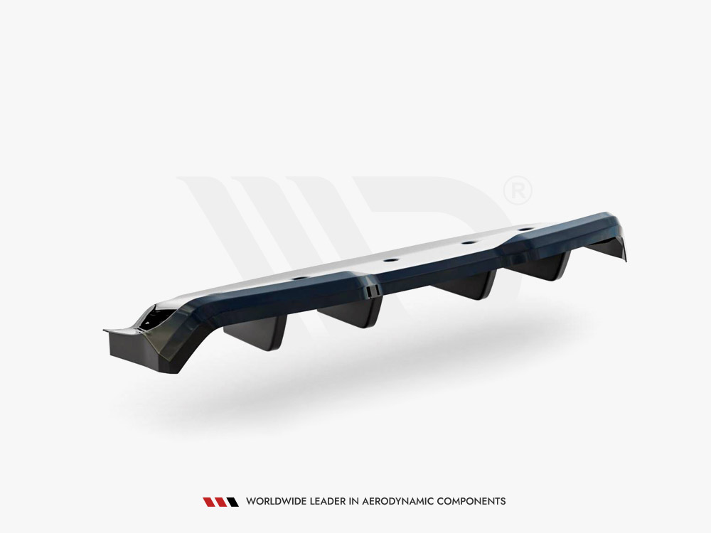 Central Rear Splitter (Vertical Bars) Nissan GTR R35 Facelift - 5 