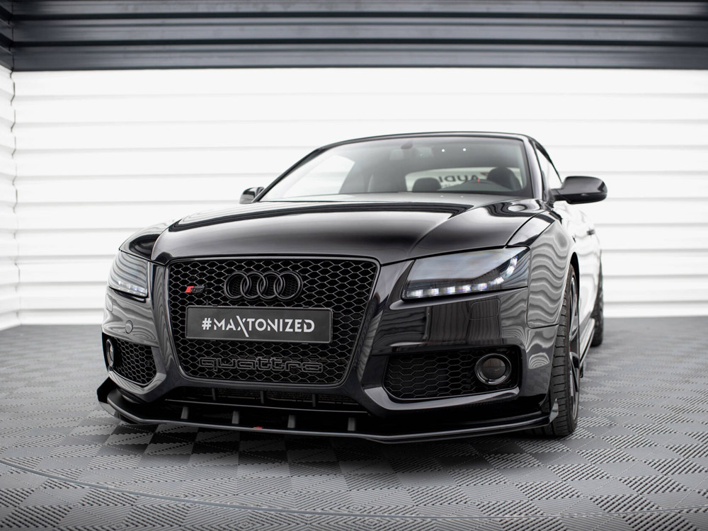 Street PRO Front Splitter + Flaps Audi S5 / A5 S-Line 8T - 2 