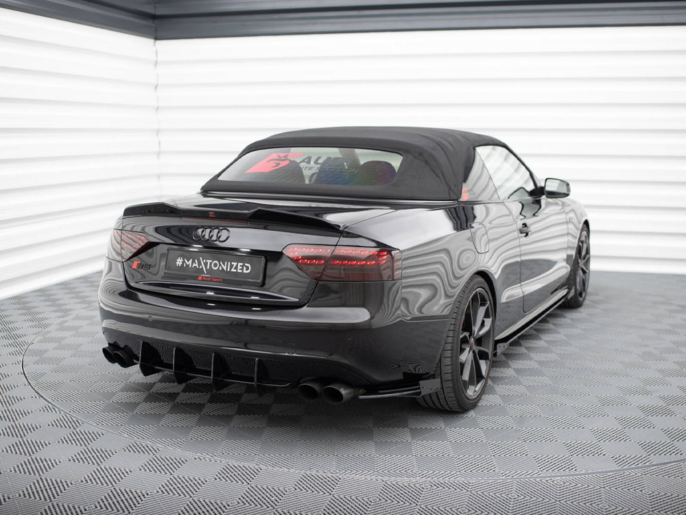 Street Pro Rear Side Splitters + Flaps Audi S5 / A5 S-Line Coupe / Cabrio 8T - 2 