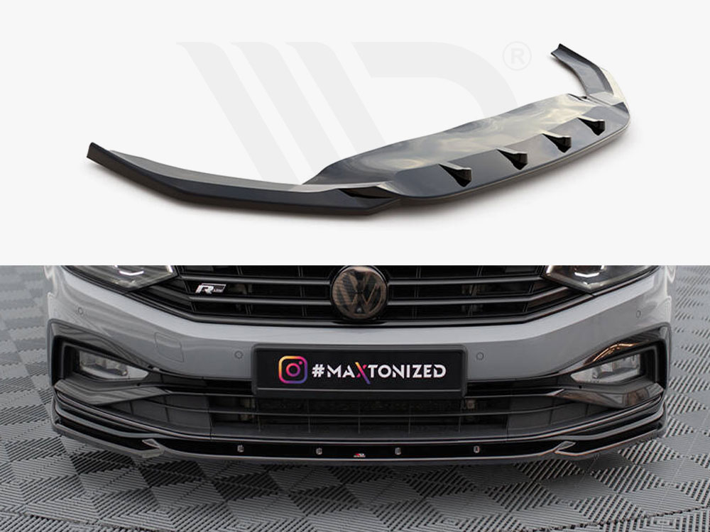 Front Splitter V.2 Volkswagen Passat R-Line B8 Facelift - 1 