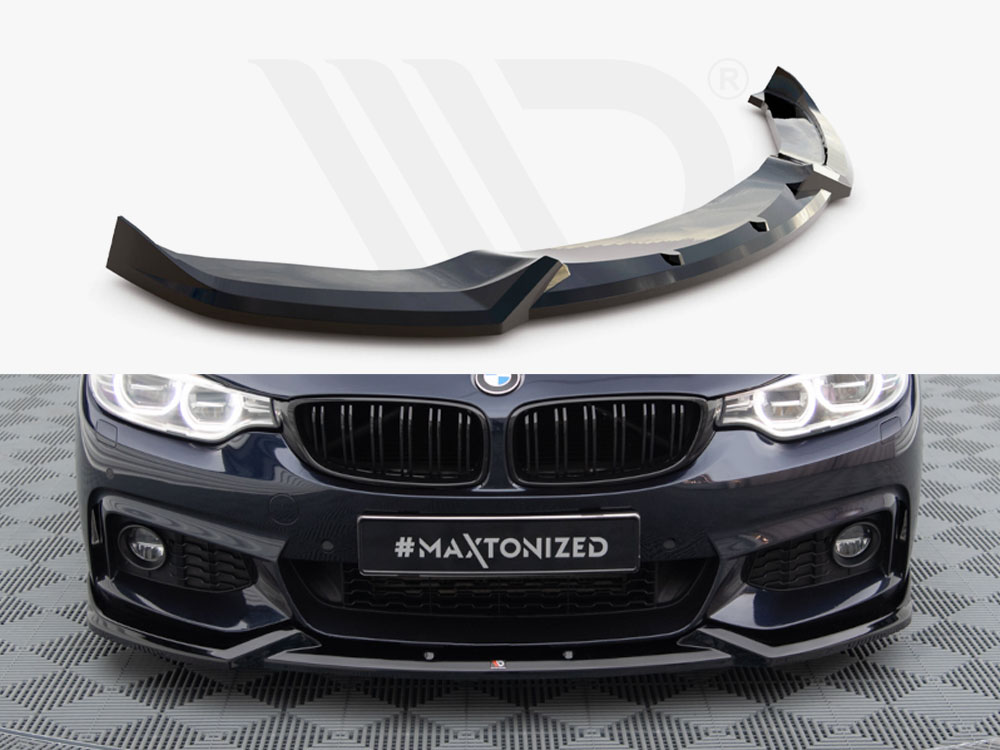 Front Splitter V.5 BMW 4 Coupe / Gran Coupe / Cabrio M-Pack F32 / F36 / F33 - 1 