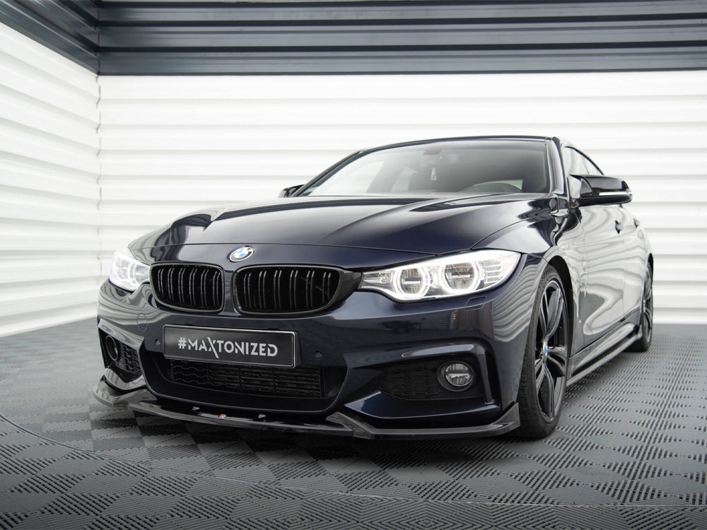 Front Splitter V.5 BMW 4 Coupe / Gran Coupe / Cabrio M-Pack F32 / F36 / F33 - 2 