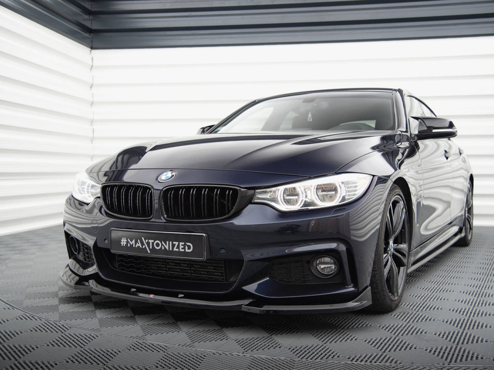 Front Splitter V.6 BMW 4 Coupe / Gran Coupe / Cabrio M-Pack F32 / F36 / F33 - 2 