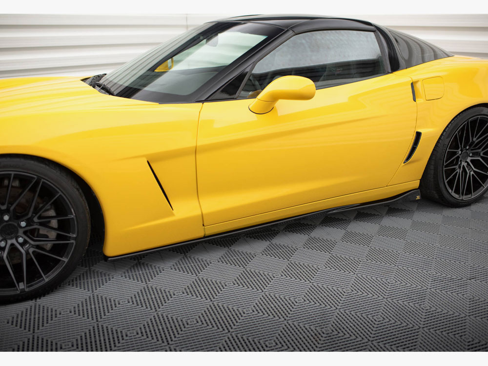 Side Skirts Diffusers Chevrolet Corvette C6 - 3 