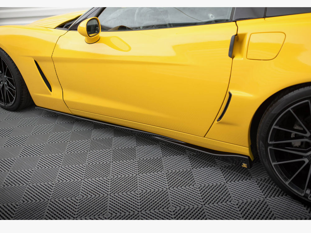 Side Skirts Diffusers Chevrolet Corvette C6 - 4 